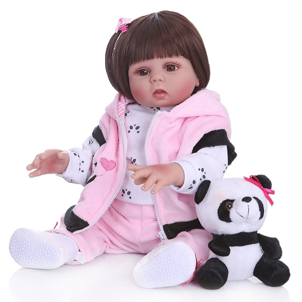 19 Inch Reborn Babies Doll Realistic Bebe Reborn Realista Soft Silicone  Vinyl Toys For Girls Baby Toys For Child Birthday Gift