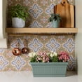 thumbnail image 2 of Bloem Amelia 18" Plastic Window Box Planter - Indoor/Outdoor, Fluted Texture, for Windowsills, Garden & Patio, Basil, 2 of 7