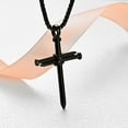 thumbnail image 6 of Men's Stainless Steel Nail Cross Pendant Necklace Birthday Valentiens Christmas Gifts, 6 of 7