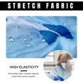 thumbnail image 3 of Office Chair Cover Stretchable Computer Desk Chair Seat Covers 2 Piece Waterproof Swivel Chair Protective Slipcover, 3 of 6