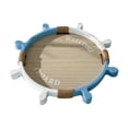 thumbnail image 4 of Bandeja de almacenamiento con forma de timón de barco, bandeja decorativa multifuncional para el cabello. Talla L, 4 of 8
