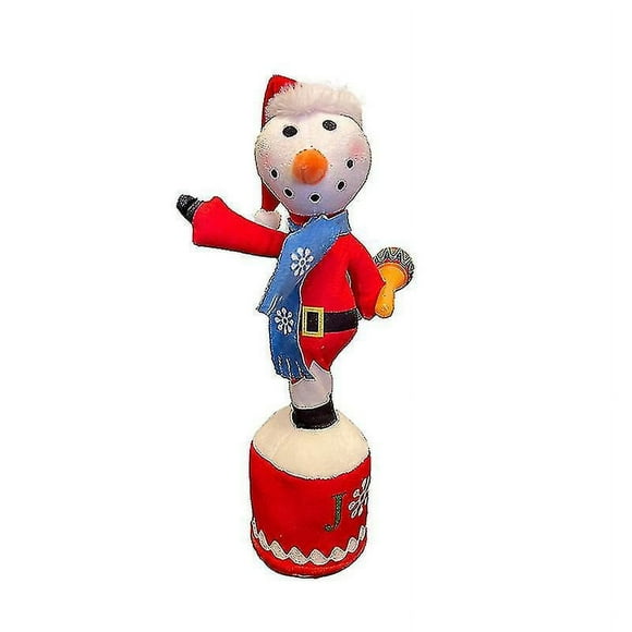 36cm Christmas Snowman# Talking Dancing Cactus Usb Christmas Toys