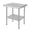 30x24x35 inch, variant on Stainless Steel Kitchen Cart, Kitchen Prep Table with Wheels and Backsplash, Nsf Heavy Duty Table for Commercial Kitchen, Restaurant, Home, Garage and Hotel