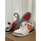 thumbnail image 2 of Ni - ke OG Air JORDAN 3 Retro Wht Cmnt FireRed BLK REIMAGINED Ni - ke DN3707-100 MENs US 18, 2 of 5