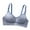 Blue, variant on DQRPSEETB Women's Sports Bras Junior High School Students' Underwear Seamless with Cups without Steel Rings Girls' Bras Gathered and Comfortable Imitation Bras Khaki
