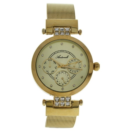 AL0704-06 Gold Stainless Steel Bracelet Watch