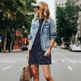 thumbnail image 4 of Fotbe Navy Dark Blue Vestido de Verano sin Mangas para Mujer – Vestido Midi Línea A, Estilo Camiseta Floral, Vestido Playero Casual y Fluido, 4 of 7