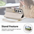 thumbnail image 2 of Funda FOXDOCK cartera de piel sintética para FOXDOCK Samsung Galaxy S26 – Resistente a golpes, RFID – Blanco, 2 of 6