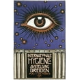 thumbnail image 2 of Vintage Apple Collection 18x24 Black Ornate Wood Framed with Double Matting Museum Art Print Titled - Cosmic Eye International Hygiene, 2 of 4