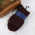 thumbnail image 4 of Pxiakgy Socks for Women Autumn Winter Solid Plush Warm Coral Plush Socks Carpet Socks Sleep Socks Womens Socks Z-Coffee One Size, 4 of 4
