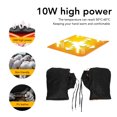 thumbnail image 3 of Heated Motorcycle Handlebar Gloves, PU Leather 4 Temperature Heated Handlebar Warmers  For Cold Days, 3 of 8