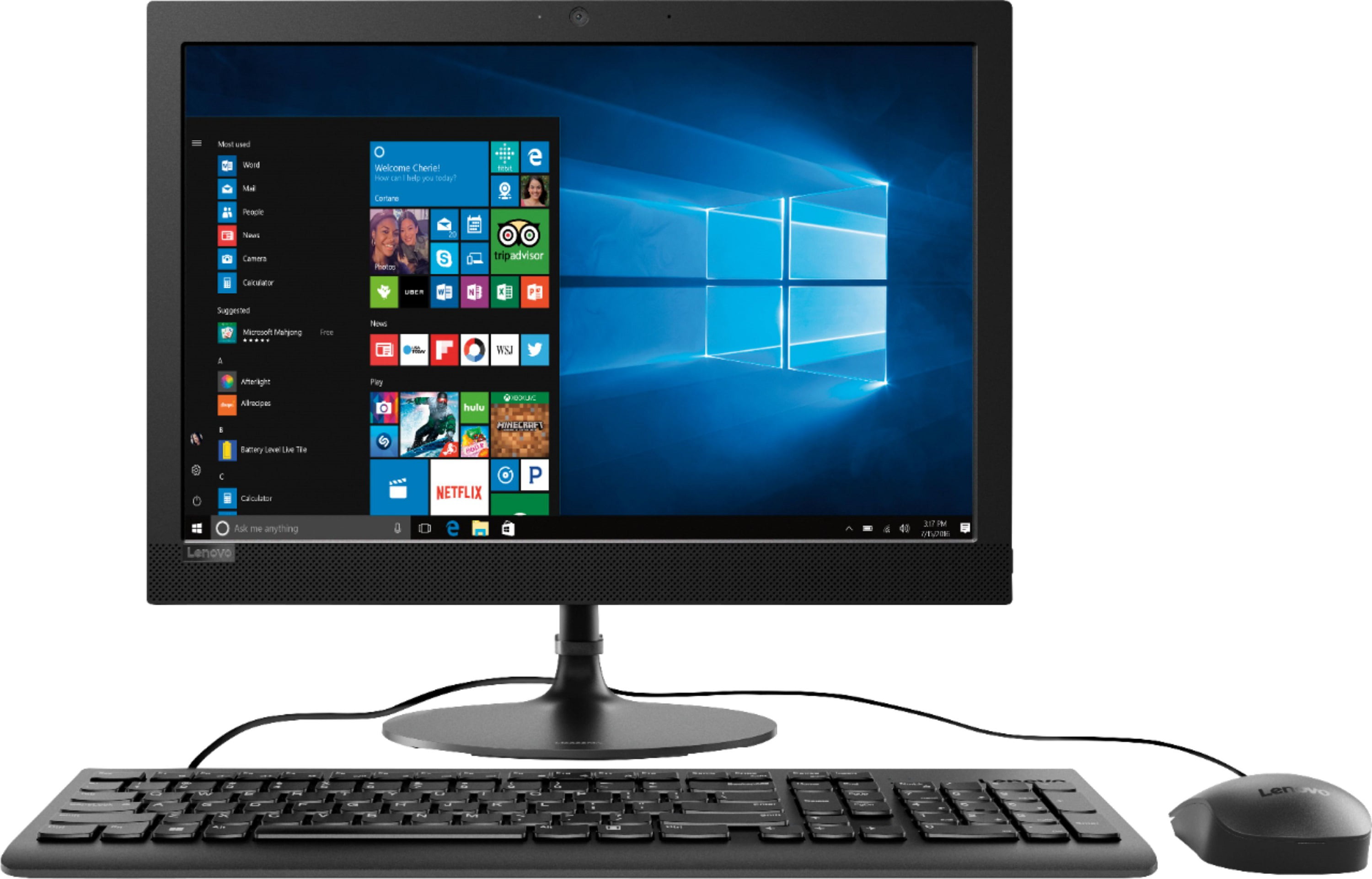 Lenovo IdeaCentre 330-20AST F0D8001LUS All-in-One Computer ...
