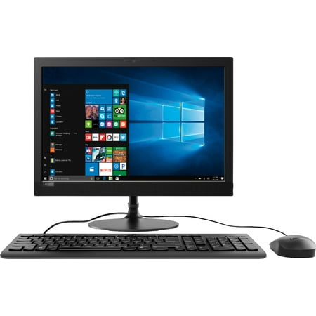 Lenovo IdeaCentre 330-20AST F0D8001LUS All-in-One Computer - AMD E-Series E2-9000 1.8GHz - 4GB DDR4 SDRAM - 500GB HDD - 19.5