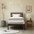 thumbnail image 4 of Costway Twin Size Wood Platform Bed Frame with Headboard Slat Support Mattress, 4 of 10