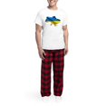 thumbnail image 5 of CafePress - Ukraine Pride Love Ukrainian Flag Pajamas - Men's Light Loose Fit Cotton Pajama Set, 5 of 7