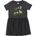 thumbnail image 3 of Inktastic Second Birthday Party Train Girls Toddler Dress, 3 of 5