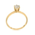 thumbnail image 3 of 14k Yellow Gold 1/2ct Round Solitaire Diamond Engagement Ring, 3 of 3