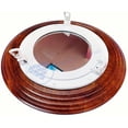 thumbnail image 3 of Nagina International Nautical White Premium Wood Aluminum Porthole Mirror | Captain's Pirate Decor (16 Inches), 3 of 3