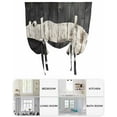 thumbnail image 6 of White Brown Bear Tie Up Curtains for Window, Thermal Insulated Balloon Shade Adjustable Rod Pocket Curtains Valance Panels for Kitchen Bathroom Cafe 42 x 54 Vintage Country Rustic Wooden Grain, 6 of 6