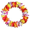 thumbnail image 2 of SPRING PARK Unisex Hawaiian Leis Tropical Flower Garlands, Reversible Multicolor Leis Necklace, 2 of 7