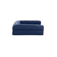 thumbnail image 3 of Furhaven Cama de gel refrescante para perros medianos y pequeños con refuerzos extraíbles y funda lavable, para perros de hasta 35 libras - Sofá acolchado - Azul marino (azul), mediano, 3 of 5