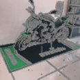 thumbnail image 3 of Cycle Display Mat Anti-slip Carpet Racing Moto Carpets For Kaw Floor Home Rat Mats, 3 of 4