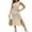 z-Beige, variant on Women Swimsuit Cover up Bikini Sleeveless Beach Dress Crochet Hollow Out Coverup Alsol Lamesa