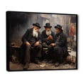 thumbnail image 2 of Designart "Devotion In Judaism'S Sunlight III" Judaism Floater Framed Wall Art Living Room, 2 of 5