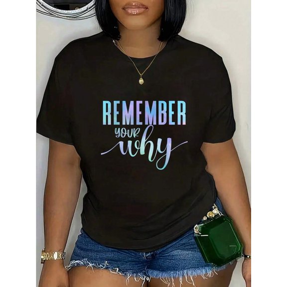 Remember Your Why Gym Motivation Fitness Inspirational Gift T-Shirt