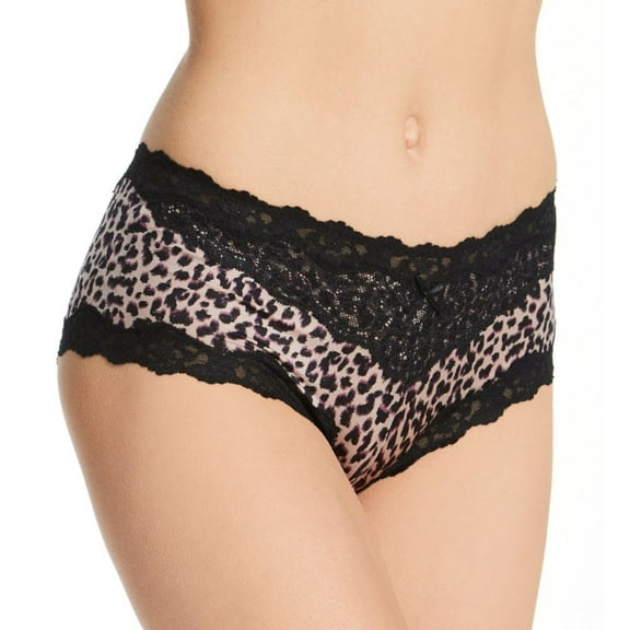 Women's Maidenform 40823 Cheeky Microfiber Hipster Panty with Lace (Mini Zpy Animl Icd Mca 6)