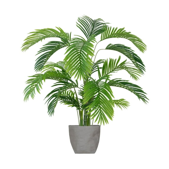 Artificial Faux 60" Tall Palm Tree With EcoPlanter