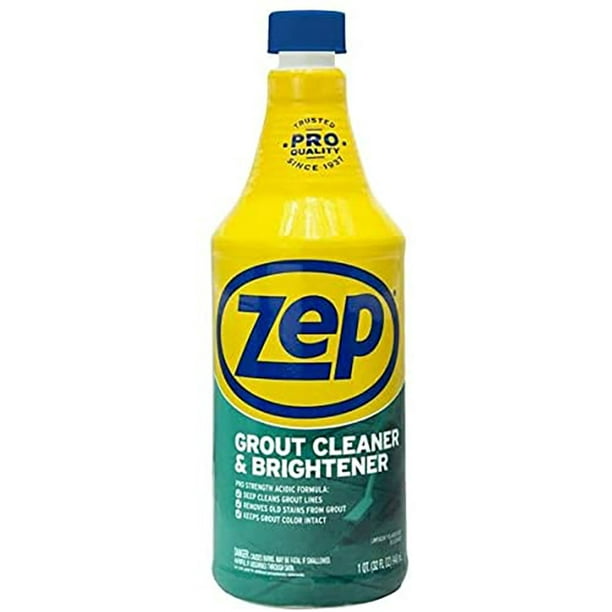 Zep Industrial Grout Cleaner and Brightener 32 ounce Pro Formula