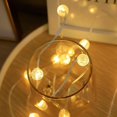 thumbnail image 3 of Globe String Lights For Bedroom, Decorative , Christmas, Crystal Crackle Ball Lights, 3 of 5