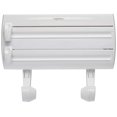 thumbnail image 2 of Leifheit 25771 4-in-1 Wall-Mount Paper Towel Holder | Plastic Wrap and Foil Dispenser with Spice Rack | White, 2 of 5