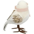 thumbnail image 5 of Northlight Plush Bird with Gingham Bow Easter Figurine - 7" - Beige, 5 of 5