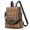 Thanksgiving Brown Tan Plaid Pattern, variant on Thanksgiving Brown Tan Plaid Pattern Fashion Backpack, Casual Daypack with Side Bottle Pockets & Convertible Strap, Water Repellent Polyester Gifts for Birthday Christmas Thanksgiving