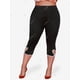 thumbnail image 2 of Leggings Capri de Talla Grande Rosegal Leggings de talla grande, 2 of 5