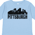 thumbnail image 4 of Inktastic Pittsburgh Skyline Grunge Boys or Girls Long Sleeve Toddler T-Shirt, 4 of 5