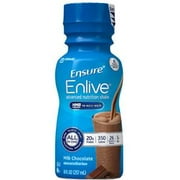 Ensure Enlive Advanced Therapeutic Shake Chocolate, 8 oz. Bottle, Institutional, Case of 24