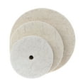 thumbnail image 6 of Yokua Wool Polishing Wheel for Polishing Brass Cast-iron Auto Body Work 3" 4" 5", 6 of 8