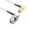 thumbnail image 3 of Uxcell BNC Male Right Angle to SMA Male Right Angle RG316 Coaxial Cable 0.3Meter/ 1Ft, 3 of 5
