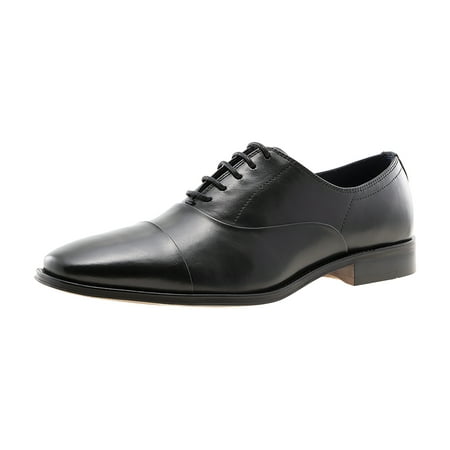 

Jump Newyork Men s Mariano Black Narrow Cap Toe Leather Upper Formal Shoes | Oxford Shoes | Dress Shoes for Men 13