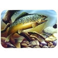 thumbnail image 2 of carolines treasures ptw2038cmt brook trout kitchen & bath mat, 20 x 30, 2 of 2