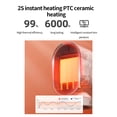 thumbnail image 4 of Calentador eléctrico de sobremesa 600W Calentador instantáneo con uso dual frío y calor DOUHE Calentador eléctrico, 4 of 6
