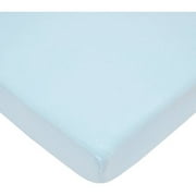 American Baby Co. Cotton Fitted Crib Sheet, Blue