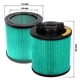 thumbnail image 4 of Filtro de cartucho HEPA para aspiradora húmeda y seca DEWALT de 6 a 16 galones, 4 of 7