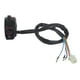 thumbnail image 2 of Interruptor De Manillar De La Motocicleta Lado Izquierdo 7/8 Pulgadas ABS De Aluminio De Aluminio Cuerte De HI HO Controles De Haz Para 12V DC Manimentario Universal, 2 of 7