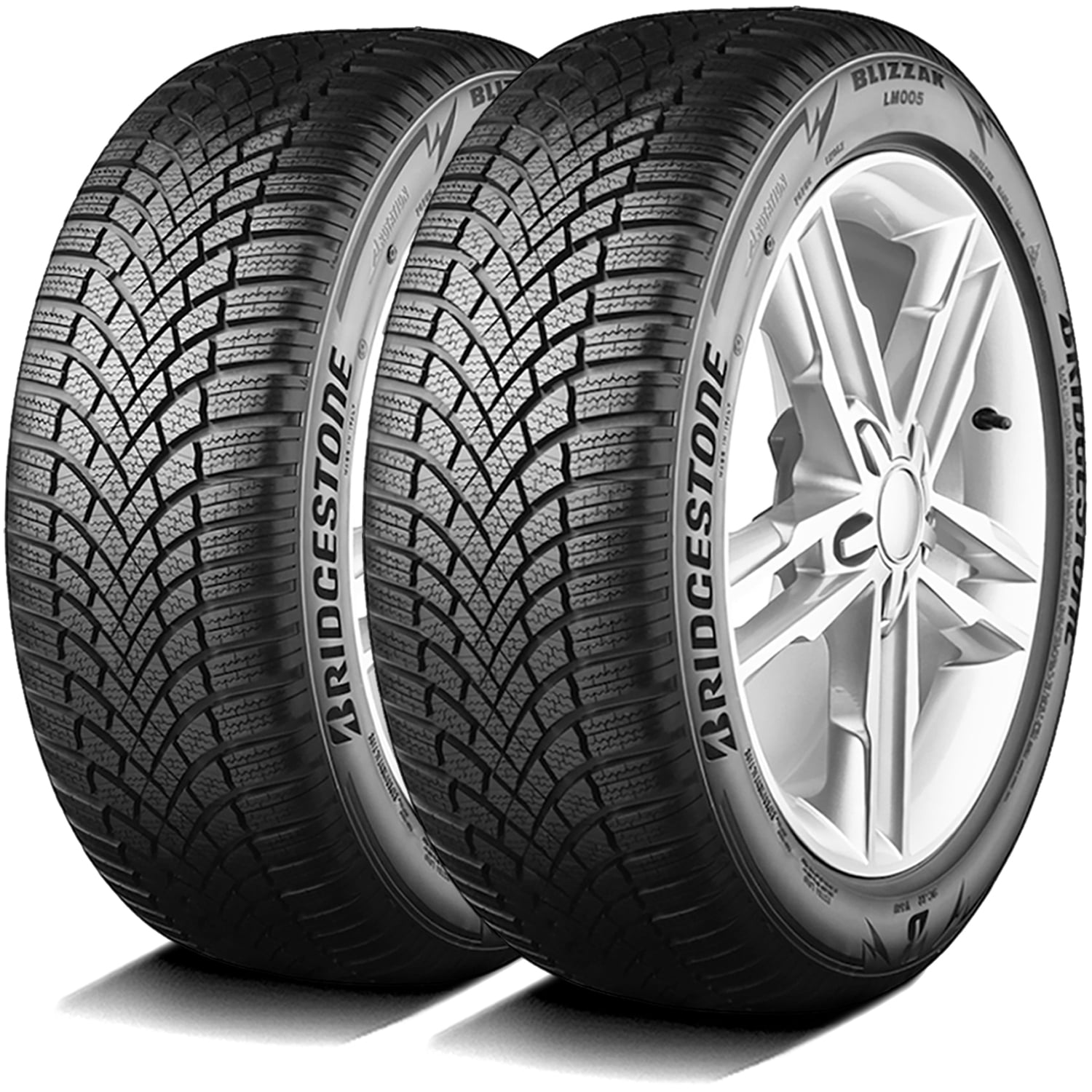 Bridgestone Blizzak WS90 Winter 235/50R18 101H XL Passenger Tire Fits:  2013-19 Ford Escape Titanium, 2013-15 Chevrolet Malibu LTZ