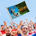 thumbnail image 4 of La Vida Salvaje Bandera impresa con temática, regalo perfecto para fanáticos, amigos y familiares, y adecuada para actividades al aire libre e interiores, decoraciones de fiesta. 60*90CM, 4 of 6