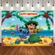 thumbnail image 1 of Los suministros de fiesta de Lilo Stitch incluyen plato y vaso de papel, globo, mantel, adornos para pastel para niño, decoración de fiesta de cumpleaños, Baby Shower, 1 of 4